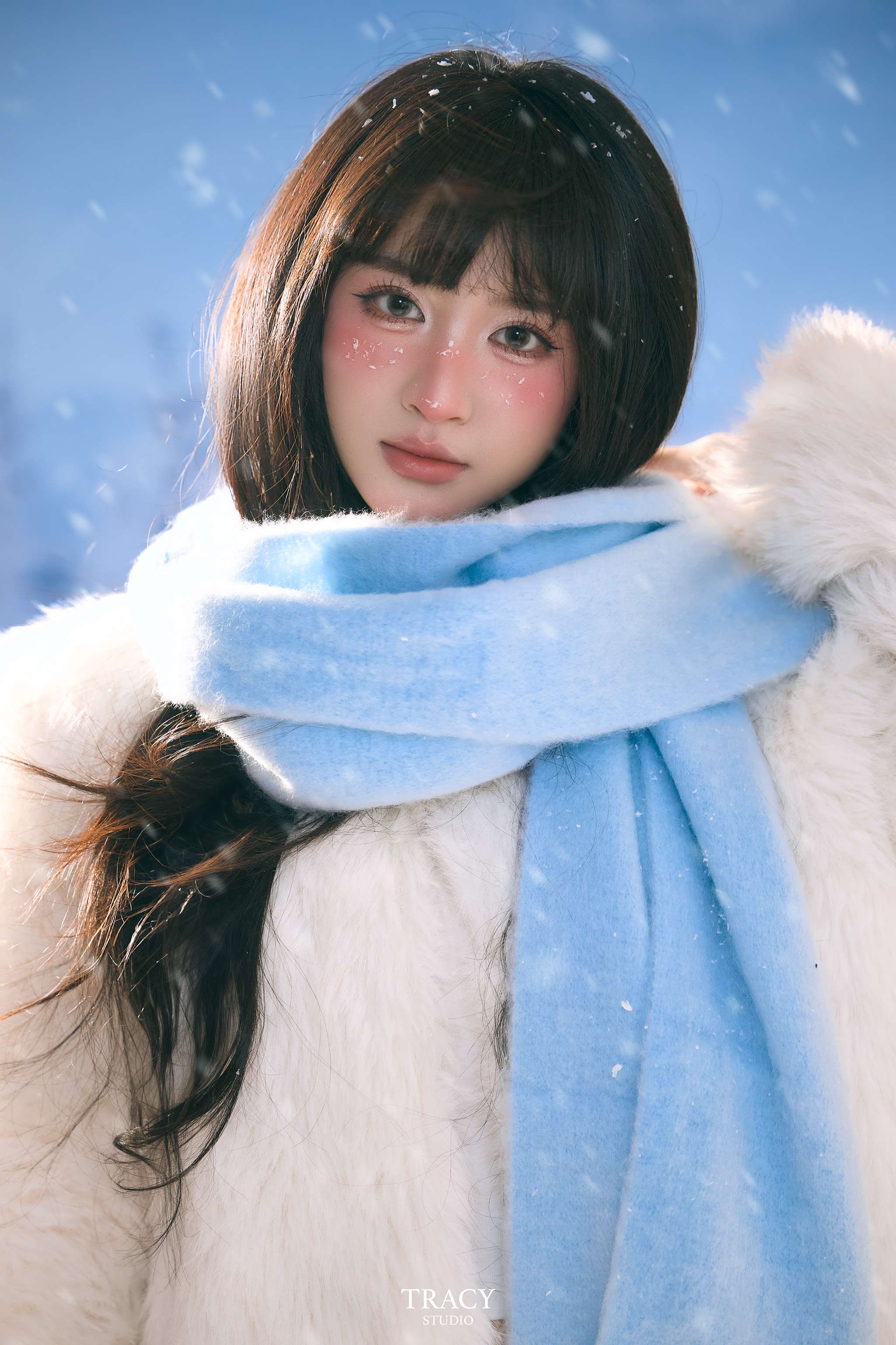 tracy studio chụp concept noel tuyết